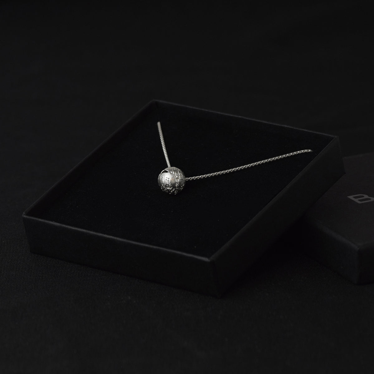 Sterling Silver Sphere Pendant Necklace